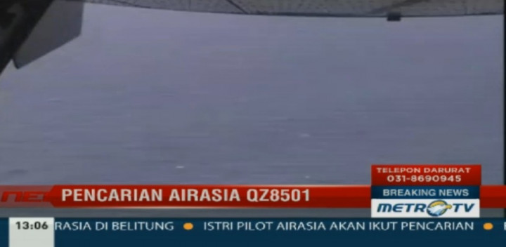 TNI AU Tangkap Obyek yang Diduga Orang Berpelampung 