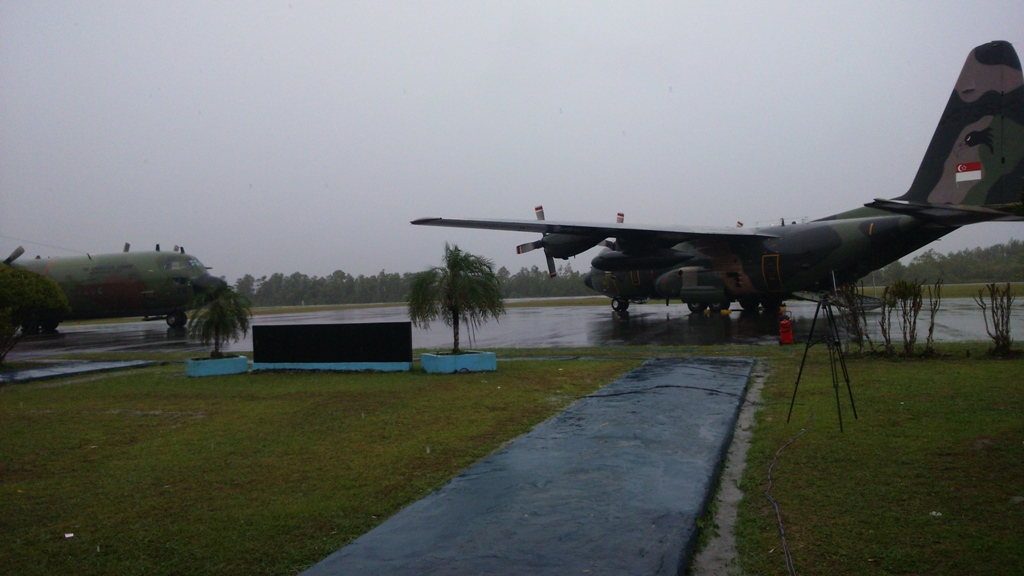 Pangkalan Bun diguyur hujan lebat (Foto: MTVN/Dheri Agriesta)