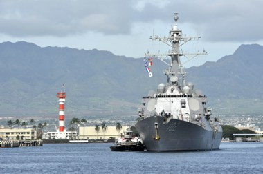 Enam Jenazah akan Diterbangkan dari USS Sampson