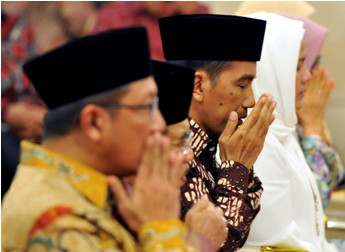 Jokowi Hadiri Peringatan Maulid Nabi di Monas