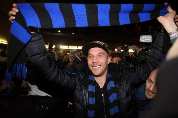 Lukas Podolski: <i>Forza Inter!</i>