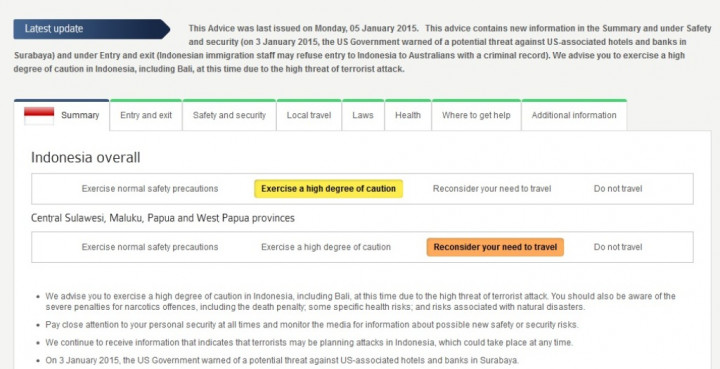 Giliran Australia Ikut-ikutan Rilis <i>Travel Advice</i> ke Indonesia 