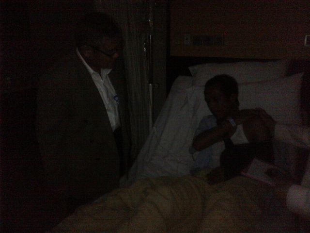 Kepala LIPI Jenguk Korban Pohon Tumbang