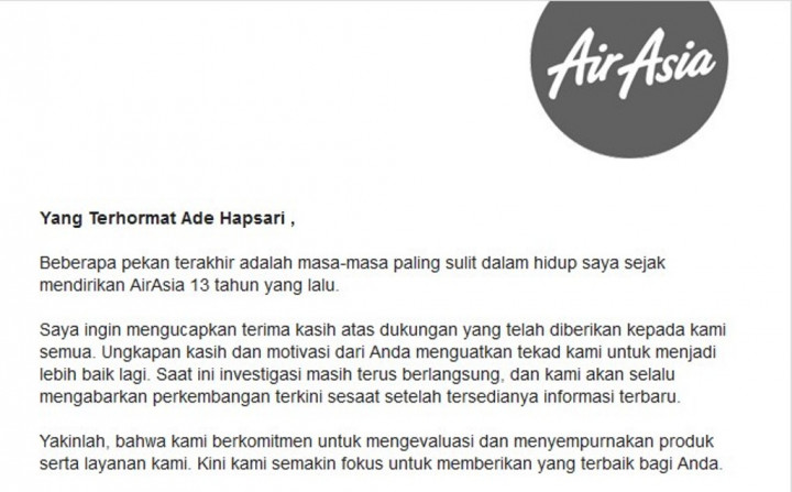 Tony Fernandes: Ini Masa Sulit Saya Sejak Mendirikan AirAsia 