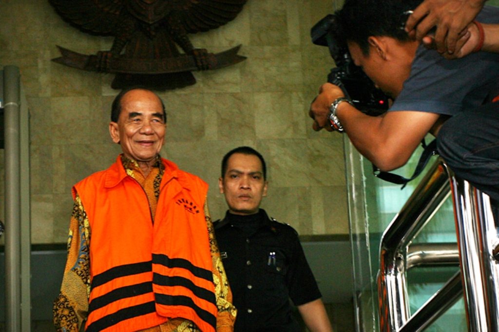 Tersangka Annas Maamun. (Foto:MI/Susanto)