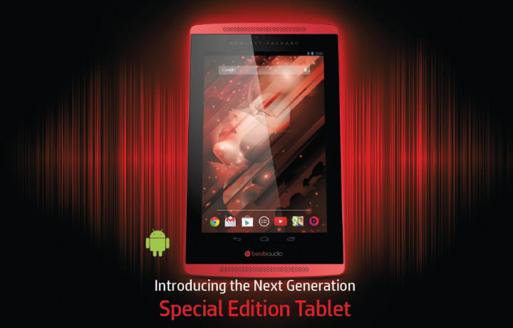 HP Hadirkan Tablet Slate 7 Beats Special Edition 
