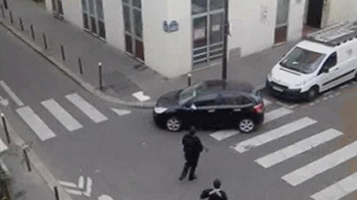 Video Terbaru Baku Tembak di Charlie Hebdo Beredar 