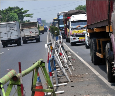 Musim Hujan, Jalan Pantura Kembali Rusak