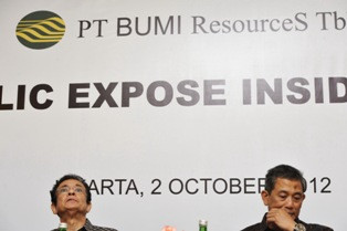 Pendapatan Bumi Resources Turun Menjadi USD2,18 M 