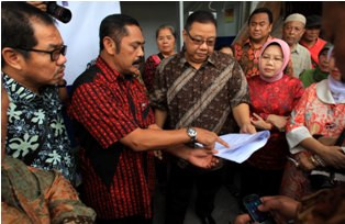 Pedagang Pasar Klewer masih Terbengkalai 