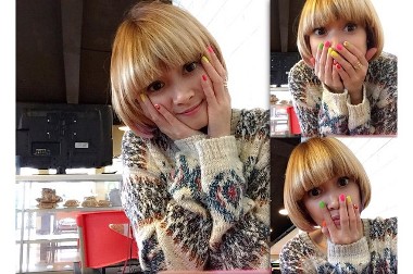 Bengkoang Korea Anyeonghaseo, Model Rambut Chika Jessica di 2015