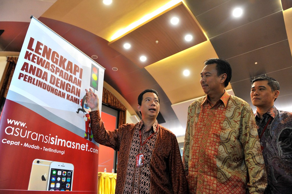 Asuransi Simasnet -- ANTARA FOTO/Puspa Perwitasari