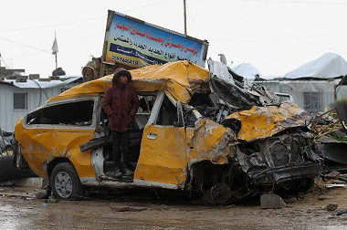 Bom Hancurkan Mobil Petinggi Hamas