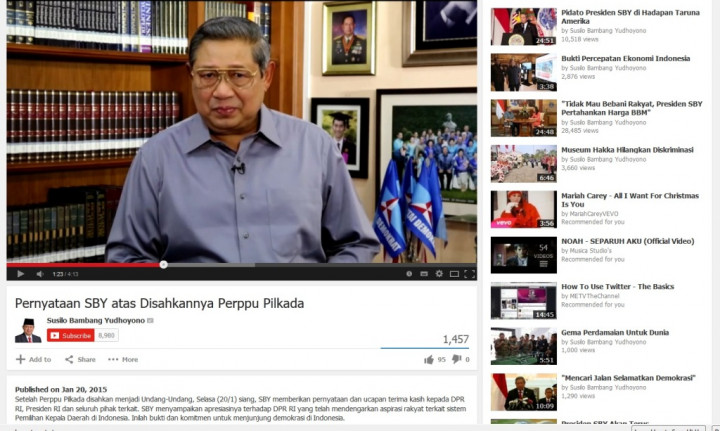SBY Setuju Ada Revisi untuk Perbaikan Pilkada Langsung 