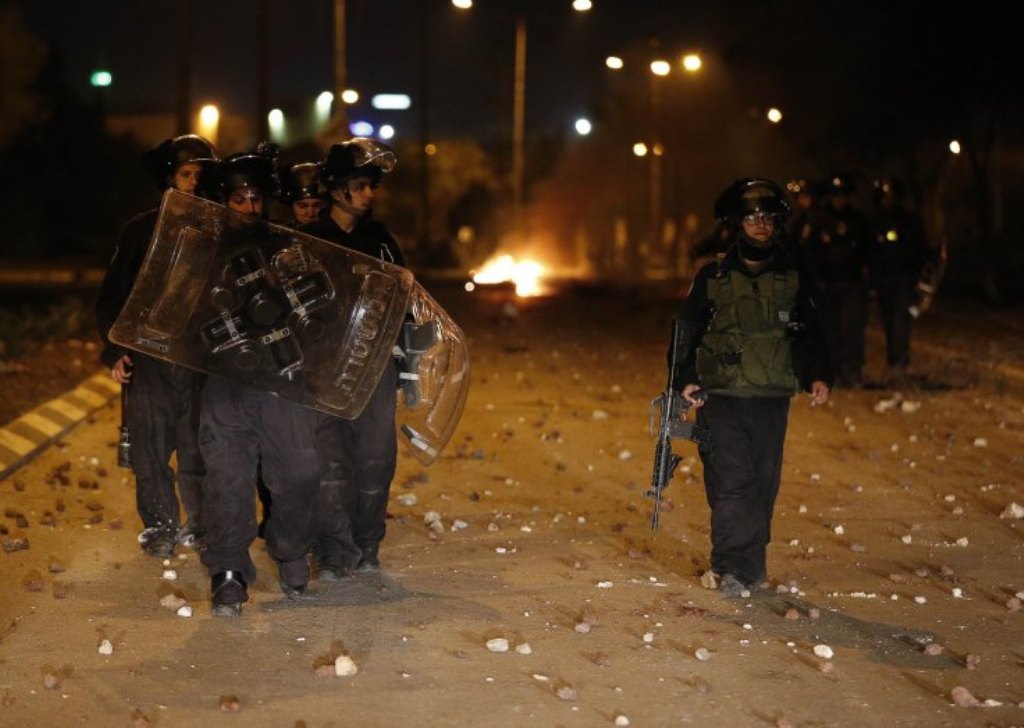 Polisi Israel di Tel Aviv (Foto: Reuters)