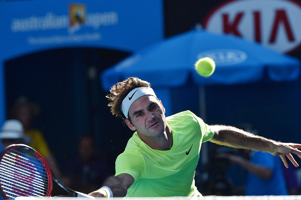 Federer Atasi Perlawanan Sengit Bolelli