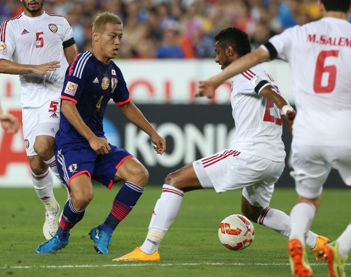 Honda dan Kagawa Gagal Penalti, Jepang Takluk dari UEA