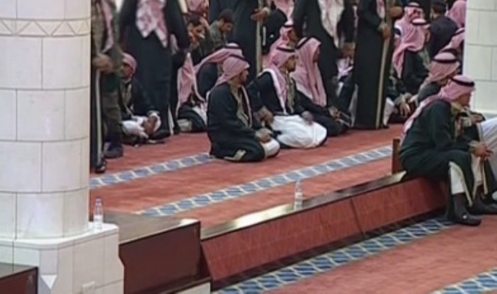 Doa Pemakaman Raja Abdullah di Masjid Imam Turki