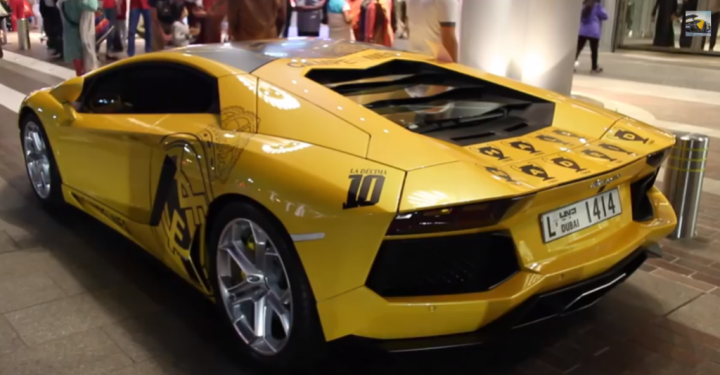 Cinta Real Madrid, Fans di Dubai Modifikasi Lamborghini