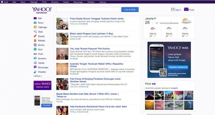 Setelah Gandeng Mozilla, Pangsa Pasar Yahoo Naik  