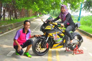 Kawasaki Ninja RR Mono 2014, jadi <i>Gacoan</i> Bengkel