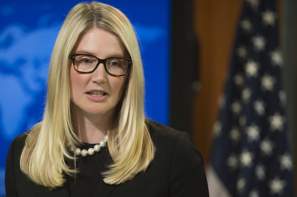 Juru bicara Kemlu AS Marie Harf - AFP / SAUL LOEB