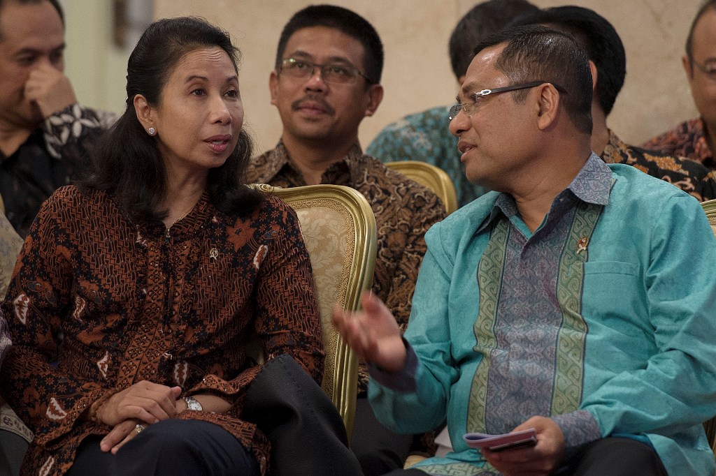 Menteri BUMN Rini Soemarno -- FOTO: ANTARA/Widodo