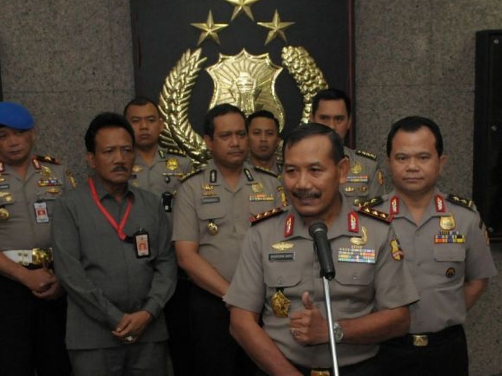 Komjen Pol Badrodin Haiti. (Foto:Antara/Krisna Hadi)