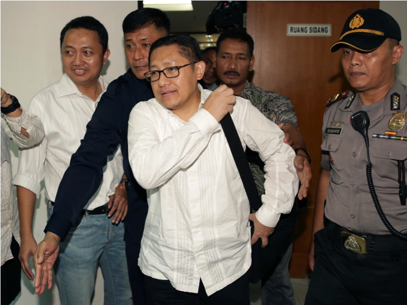 Anas Urbaningrum-- AP/Achmad Ibrahim