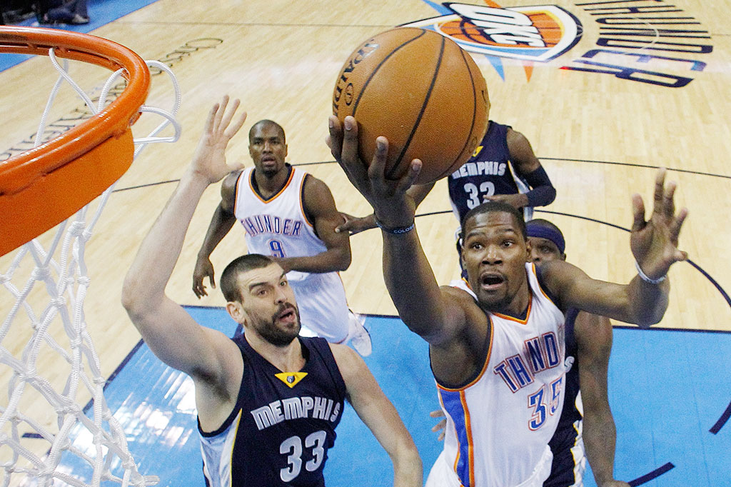 Thunder Tundukkan Grizzlies 105-89