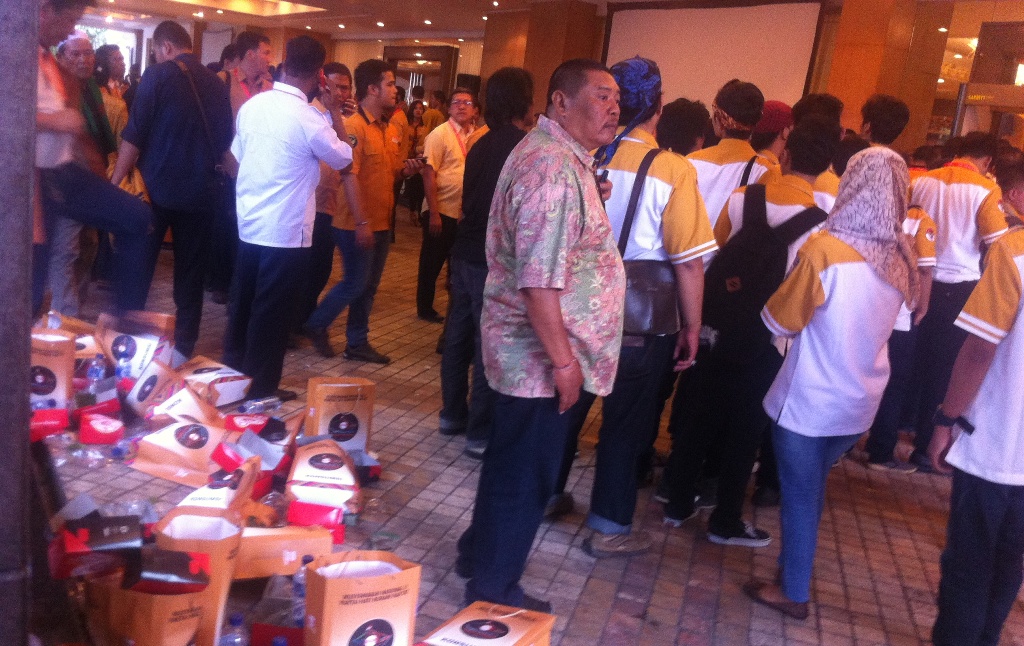 Situasi jelang Munas Partai Hanura di Solo. (Foto: Achmad Zulfikar)