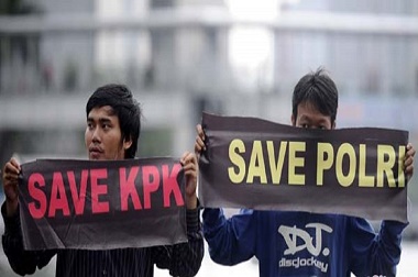 Ratusan Orang di Solo Gelar Aksi agar KPK tak Diganggu