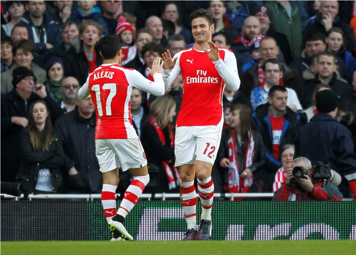 Bekuk Middlesbrough, Arsenal Tembus Perempat Final Piala FA 2014-15