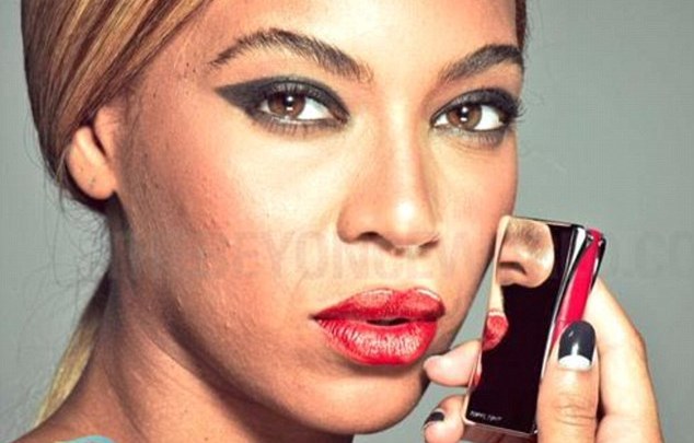 Beredar Foto Wajah Beyonce Tanpa Edit Photoshop