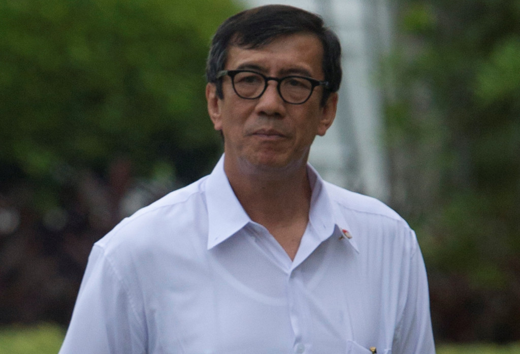 Menkum HAM Yasona Laoly. Foto: Antara/Andika Wahyu