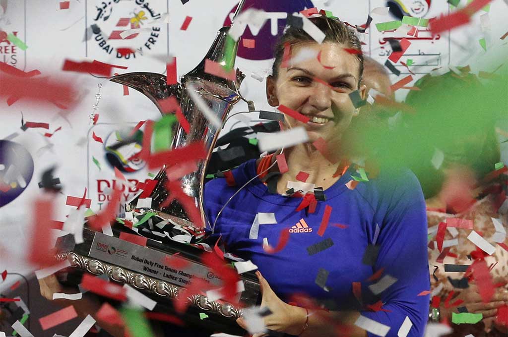 Halep Juara Dubai Duty Free Tennis Championships