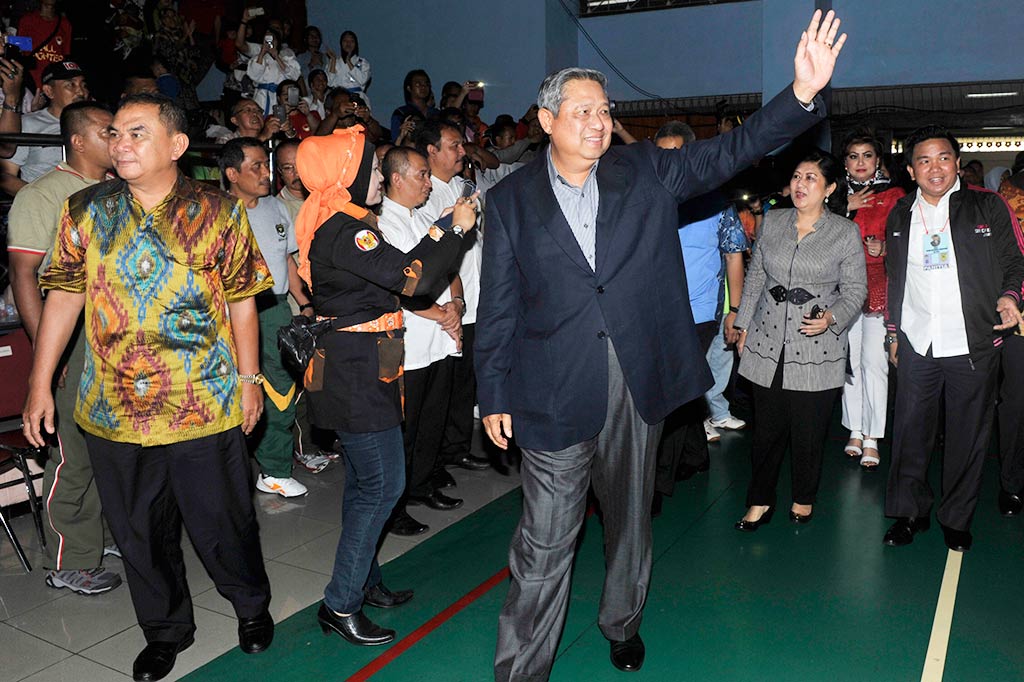 Kejuaraan Karate Piala SBY di GOR Jakarta Utara