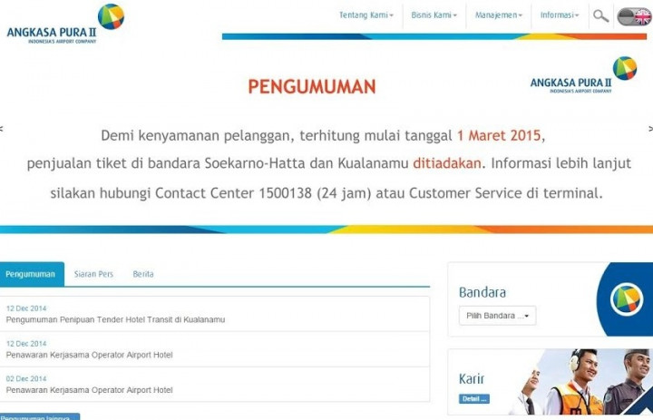 Mulai Hari Ini, Tiket Pesawat tak Dijual di Bandara