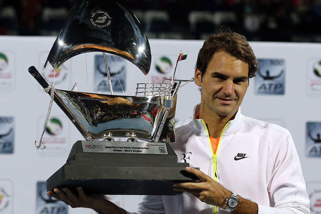 Federer Juara Dubai Duty Free Tennis Championships