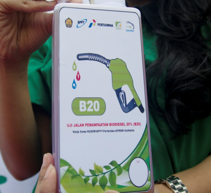 Biodiesel. Antara/Wahyu Putro A