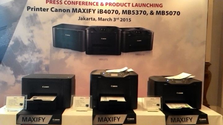 Canon Rilis 3 Printer Baru