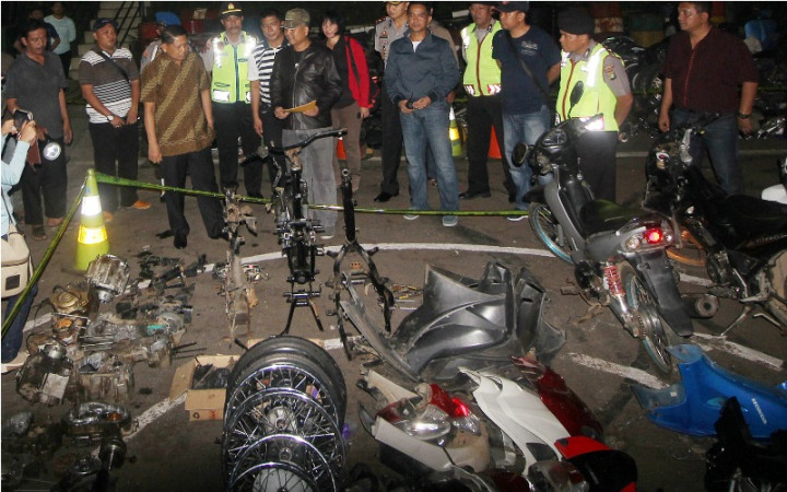 Polisi Ketahui Kios Penadah Motor Hasil Begal