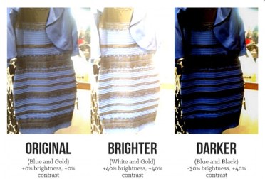 Ini Hasil Analisis Digital tentang Gaun <i>White-Gold</i> atau <i>Blue-Black</i>