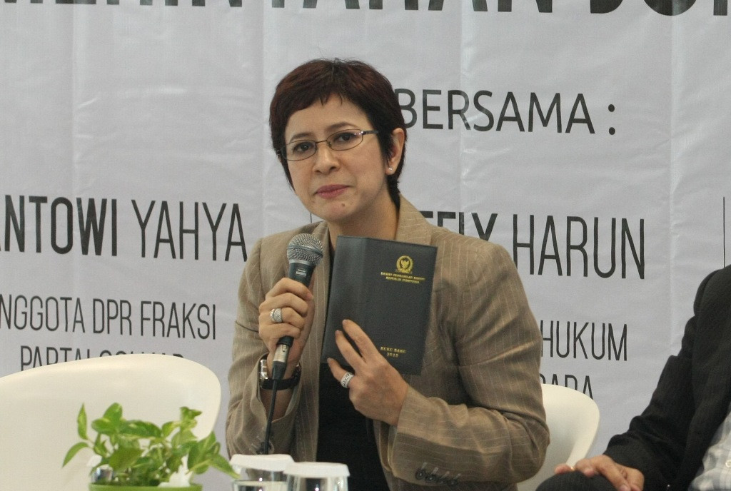 Nurul Arifin. (Foto:Antara/Reno Esnir)