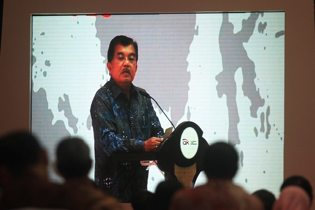 Wakil Presiden Jusuf Kalla -- ANTARA FOTO/Akbar Nugroho Gumay