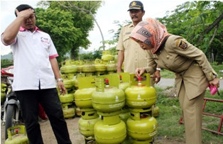 Elpiji Tiga Kilogram Langka di Depok 