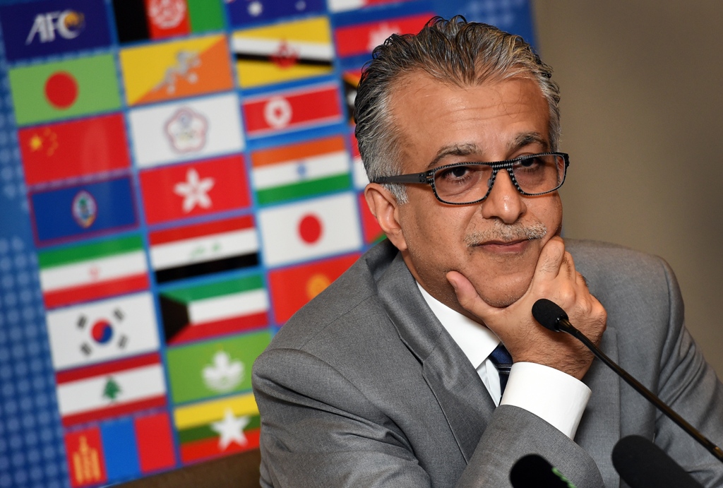 Presiden AFC Shaikh Salman bin Ebrahim Al Khalifa (WILLIAM WEST / AFP)