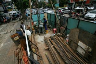 Proyek Jalan Layang Bikin Macet, Kasudin: Belum Perlu Pengalihan Arus