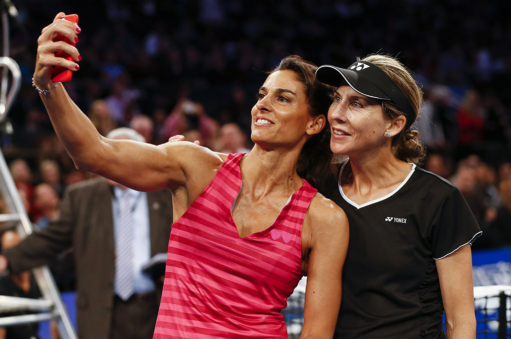 Pertandingan Nostalgia Gabriela Sabatini vs Monica Seles