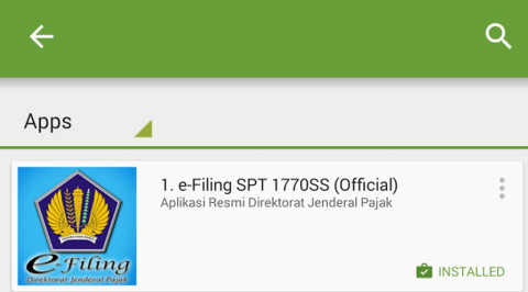Lapor Spt Tahunan Bisa Lewat Android E Filing Lho Medcom Id